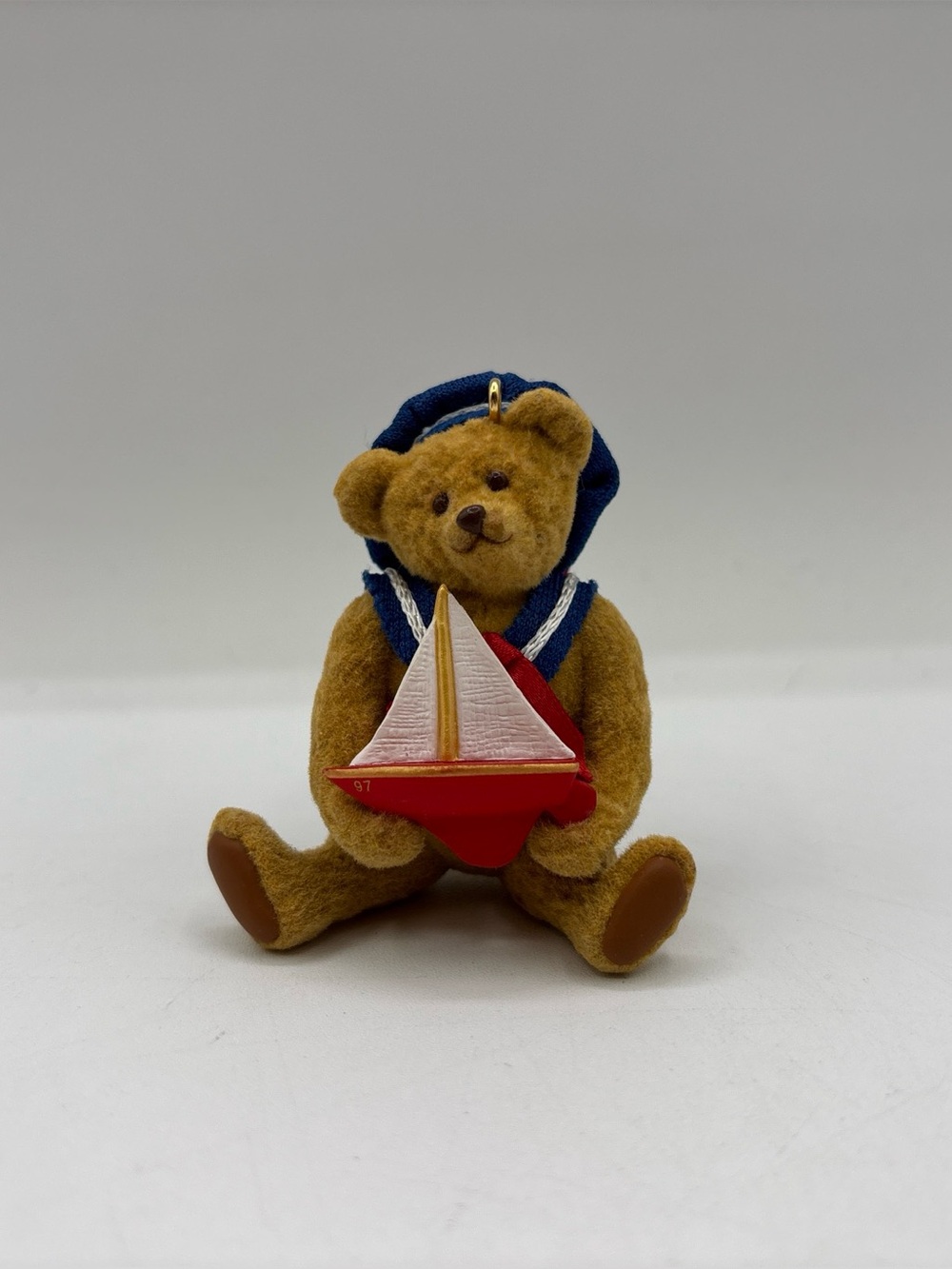 Hallmark Keepsake Ornament Dated 1997 Vintage Sailor Bear Handcrafted